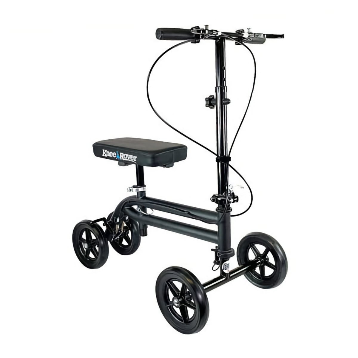 Knee scooter with black frame