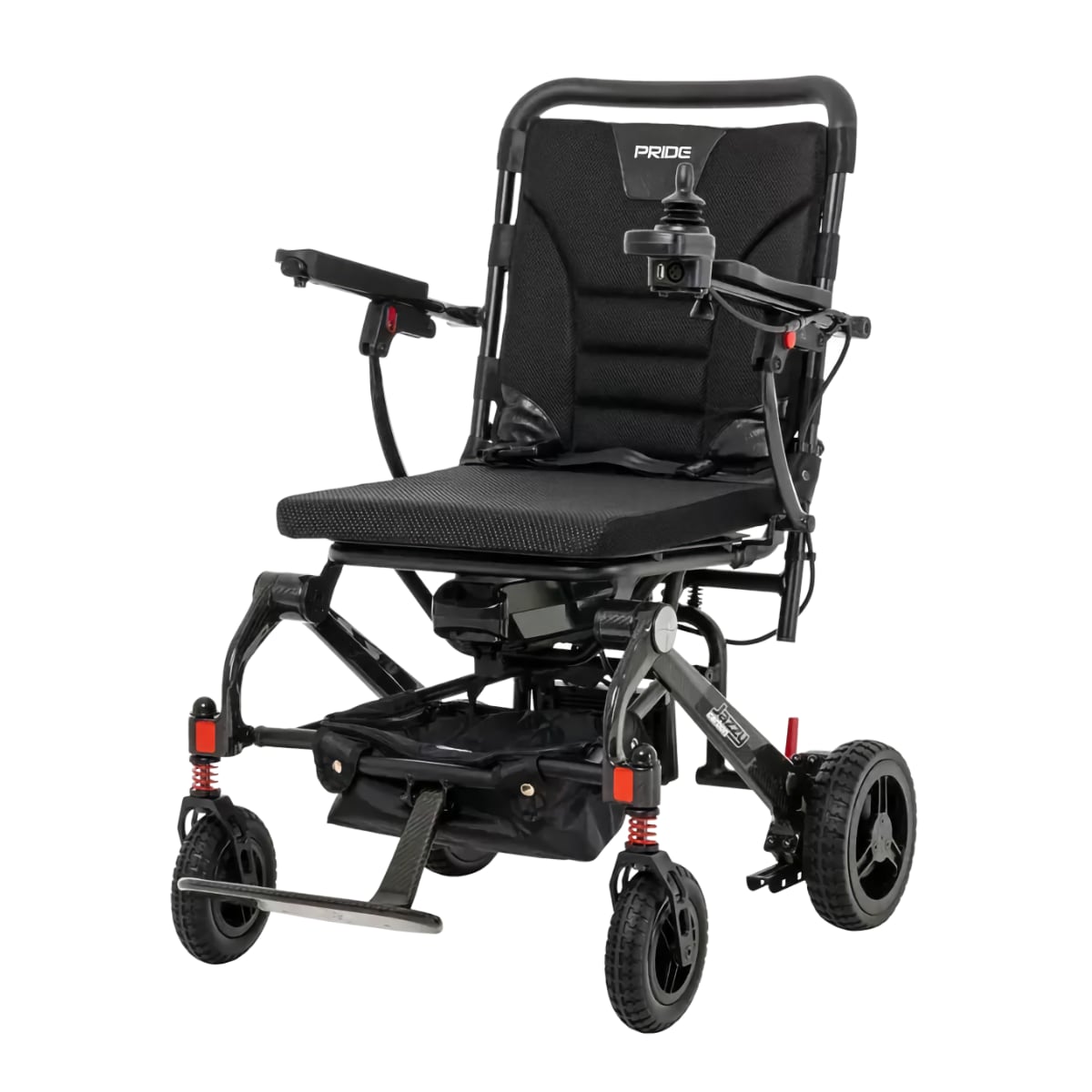 Power wheelchair with a sleek and modern design