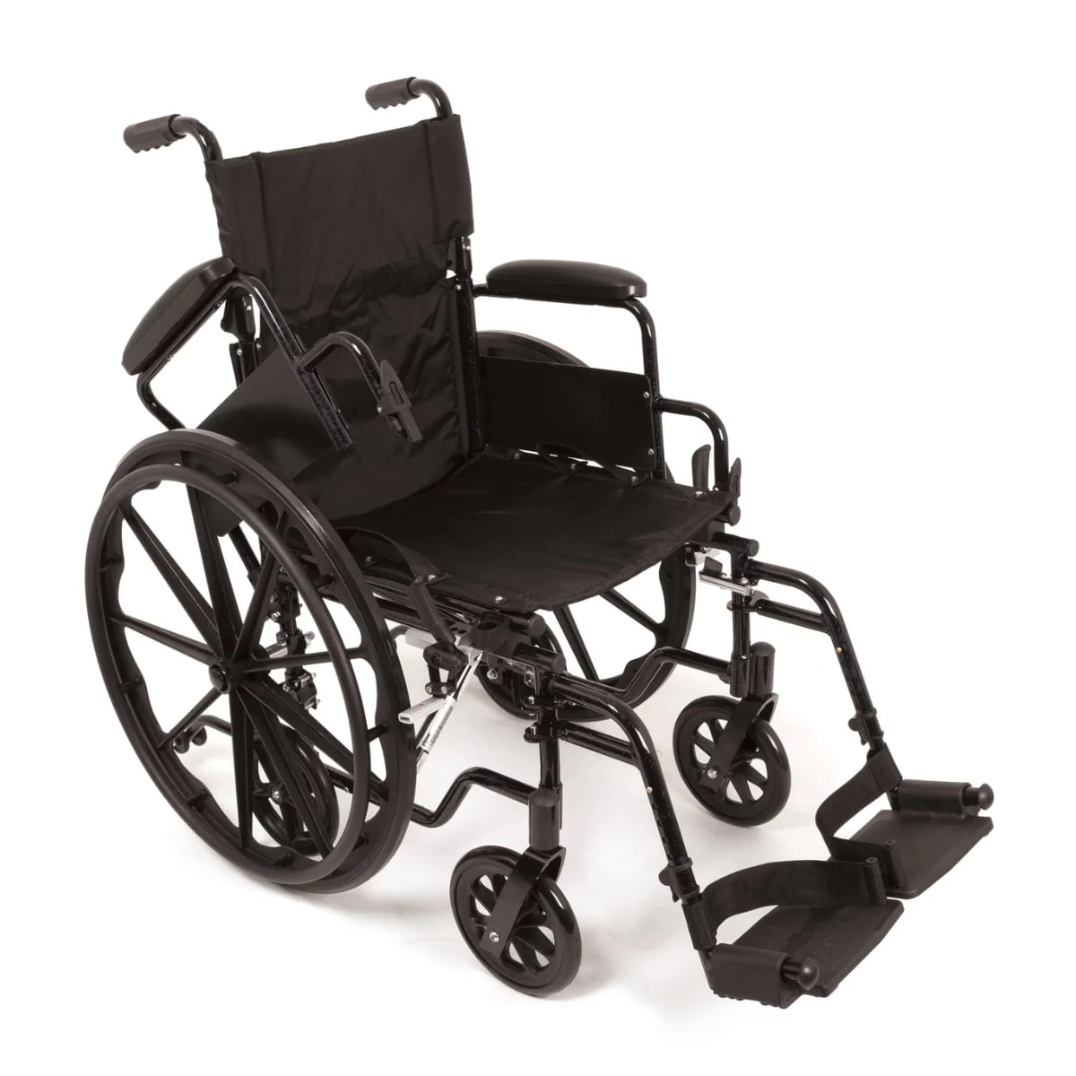 standard manual wheelchair in black