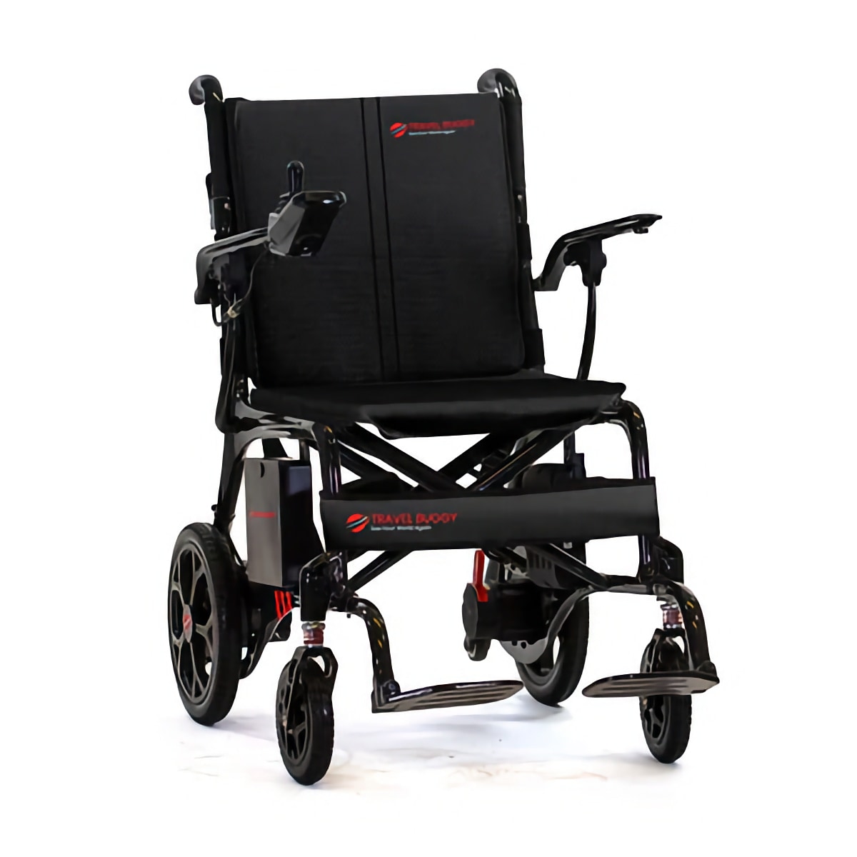 Travel Buggy Aerolux foldable power wheelchair with traditional look